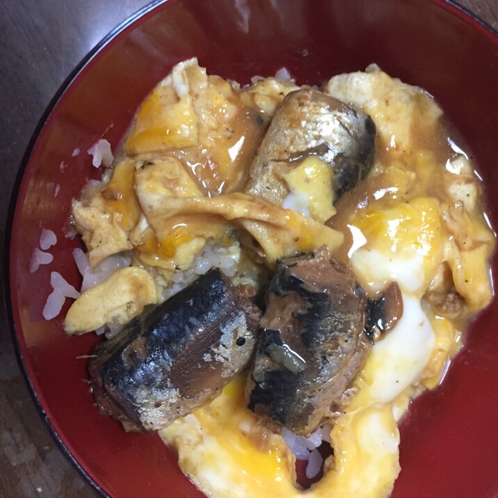 いわしの卵とじ丼